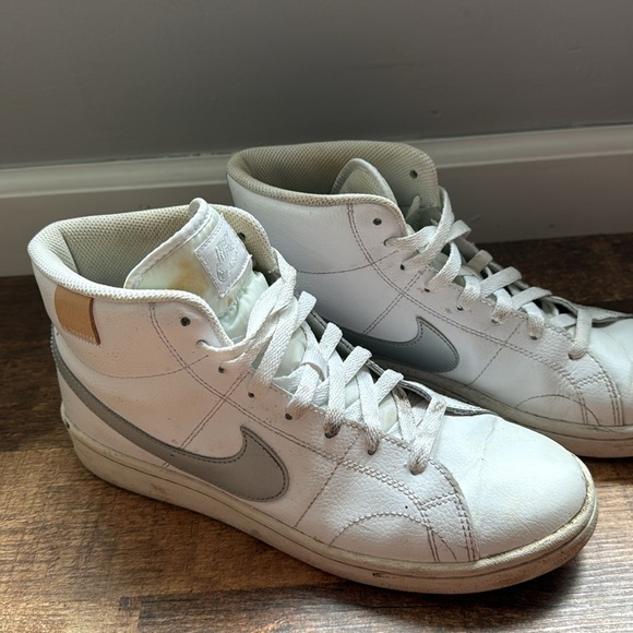 Nike Court Royale 2 Mid White & Gray Women’s size 10 - Picture 4 of 10